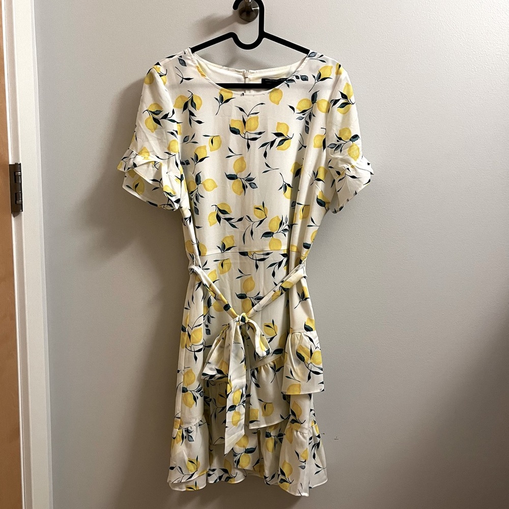 NWT Banana Republic lemon print dress - Frill Fit and Flare